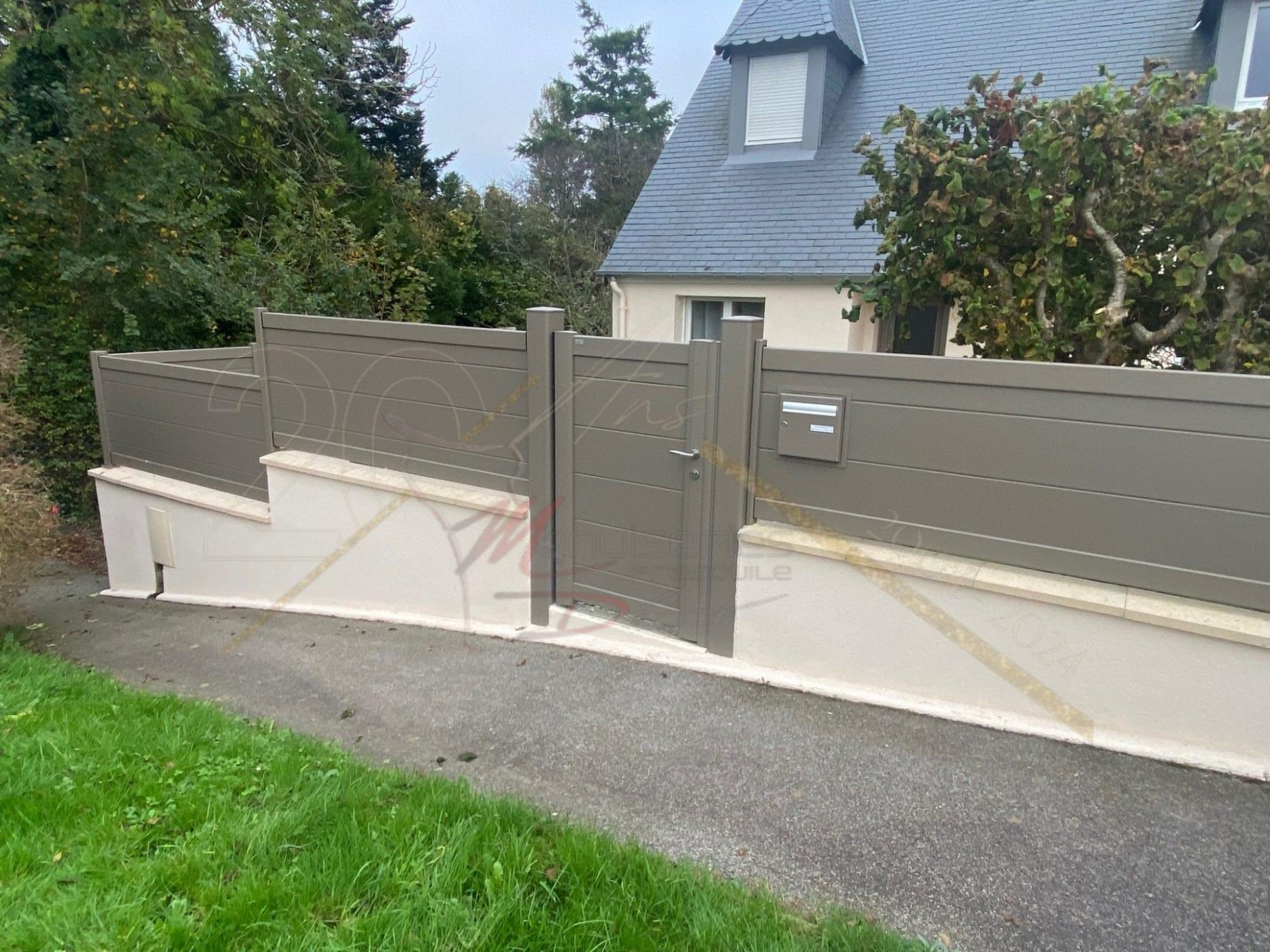 Clôture et portillon aluminium sib